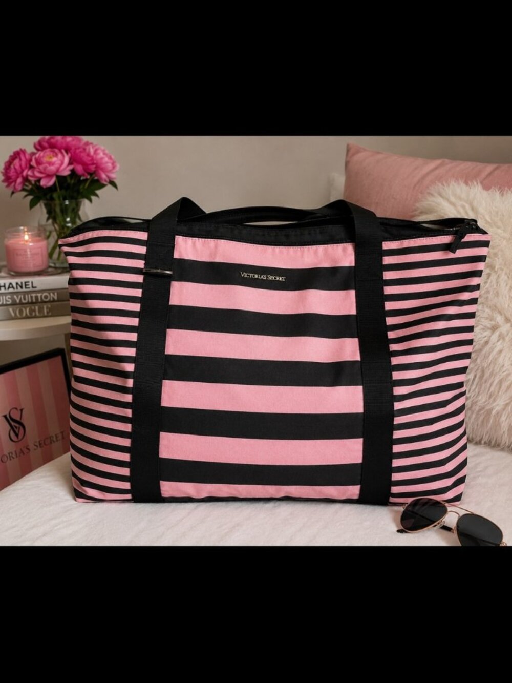 Victoria's Secret Limited Edition Summer 2014 Getaway Weekender Tote Bag